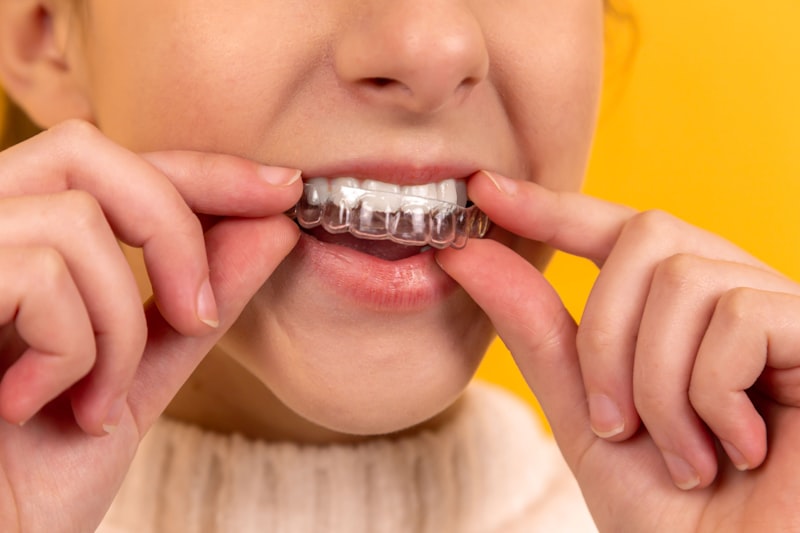 Paciente em atendimento odontológico preventivo